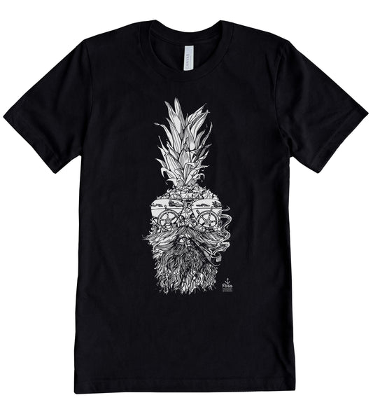 Captain Pina in White Ink Unisex Cotton Jersey Tee