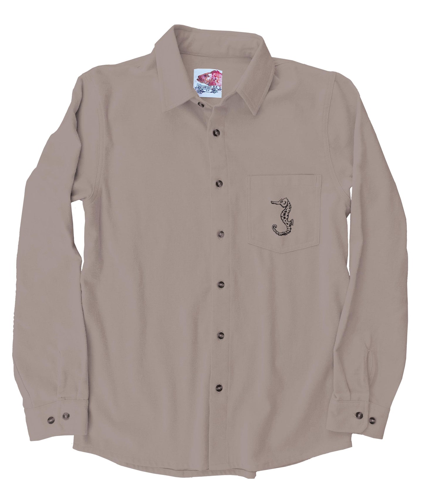 Mermaid Singing in Colour Organic Cotton Flannel