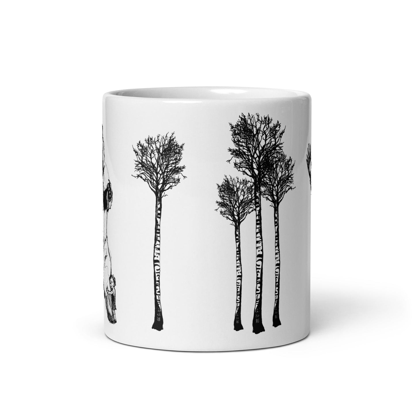 Bearhugger White Glossy Mug