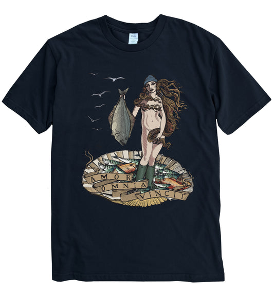 The Birth of Venus in Full Colour Organic Cotton Unisex Tee