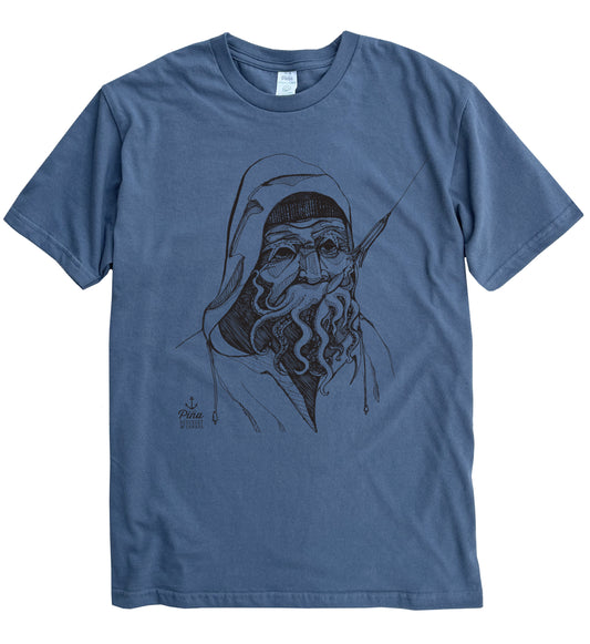 Old Salty in Black Ink Organic Cotton Unisex Tee