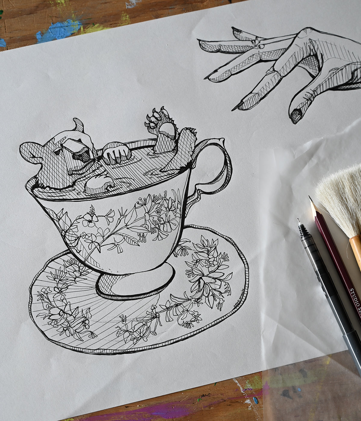 Bear In Teacup