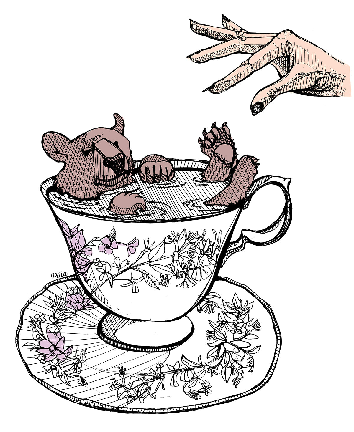 Bear In Teacup
