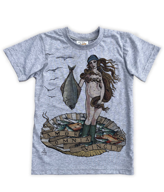 Birth of Venus in Colour Organic Cotton Kids Tee