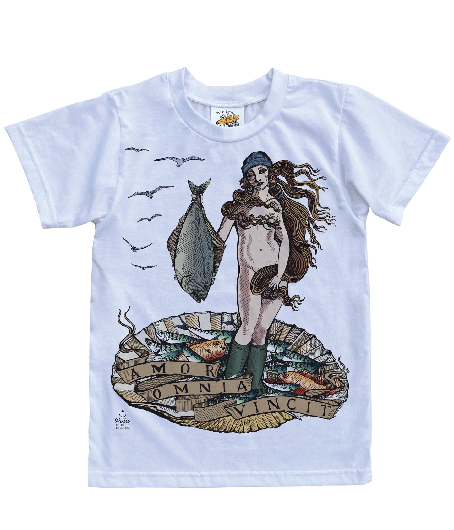 Birth of Venus in Colour Organic Cotton Kids Tee