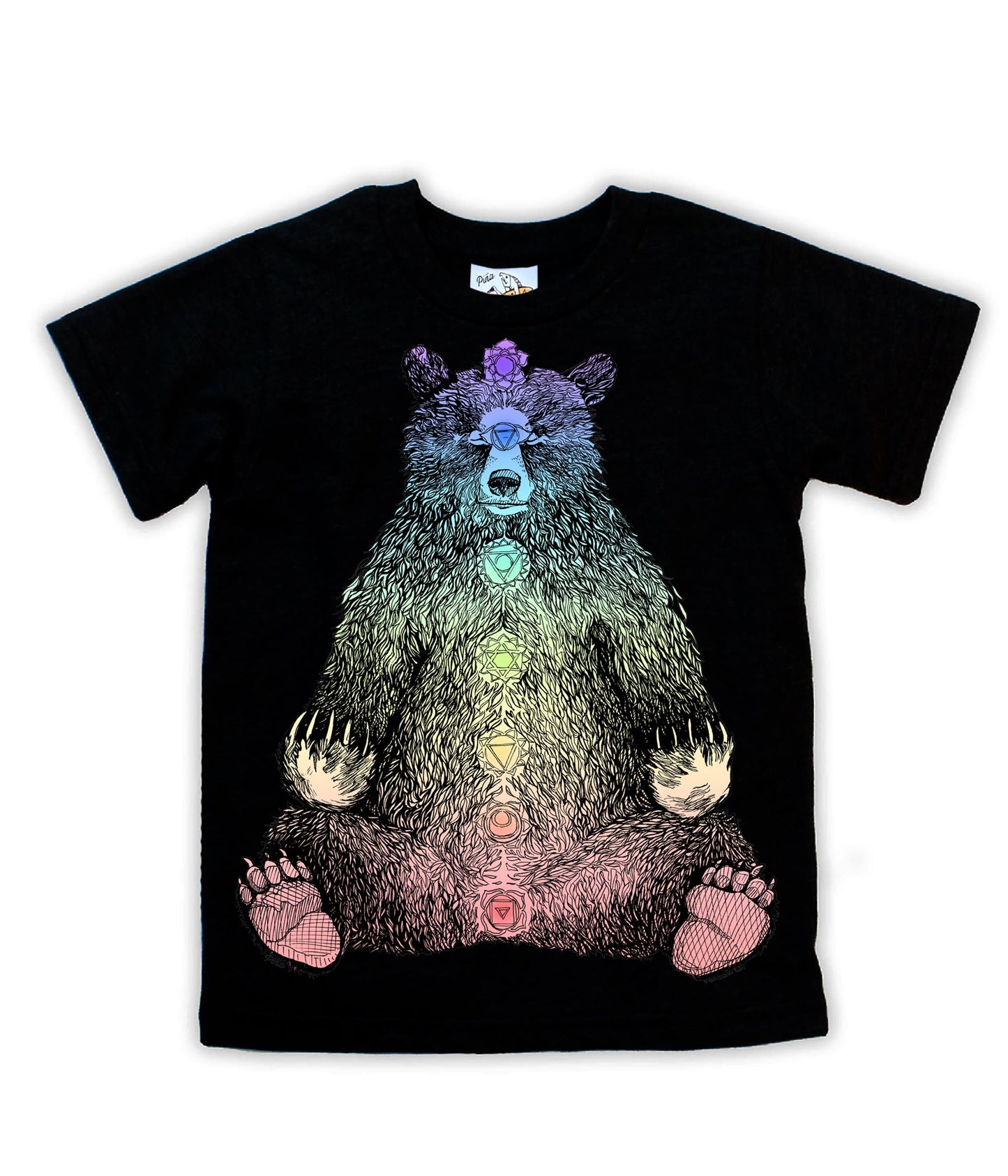 Kundalini Bear in Colour Organic Cotton Kids Tee