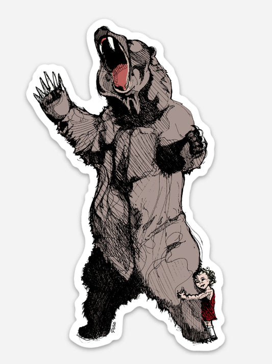 Bearhugger Sticker