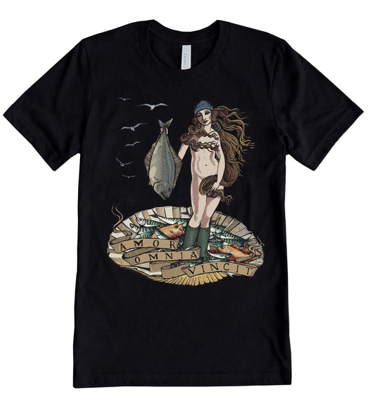 Birth of Venus in Full Colour Unisex Cotton Jersey Tee