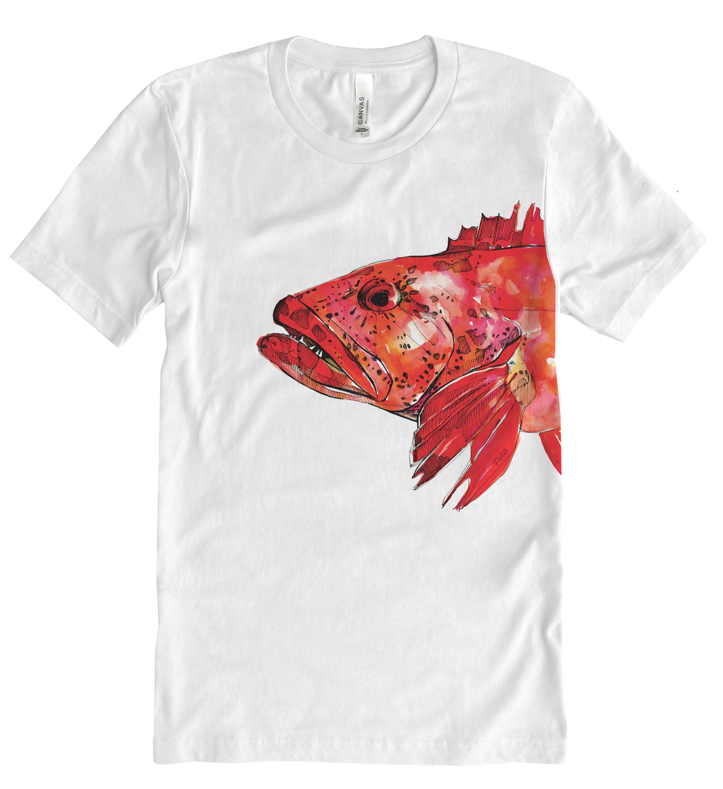 Lingcod Unisex Cotton Jersey Tee