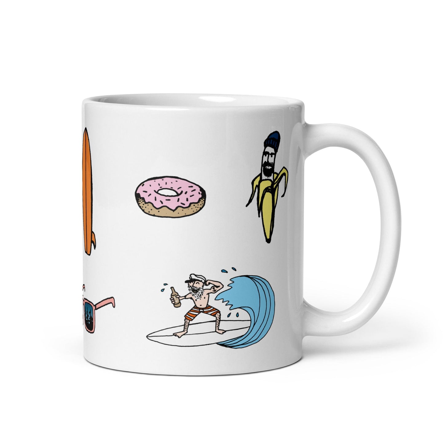 Crap Art White Glossy Mug