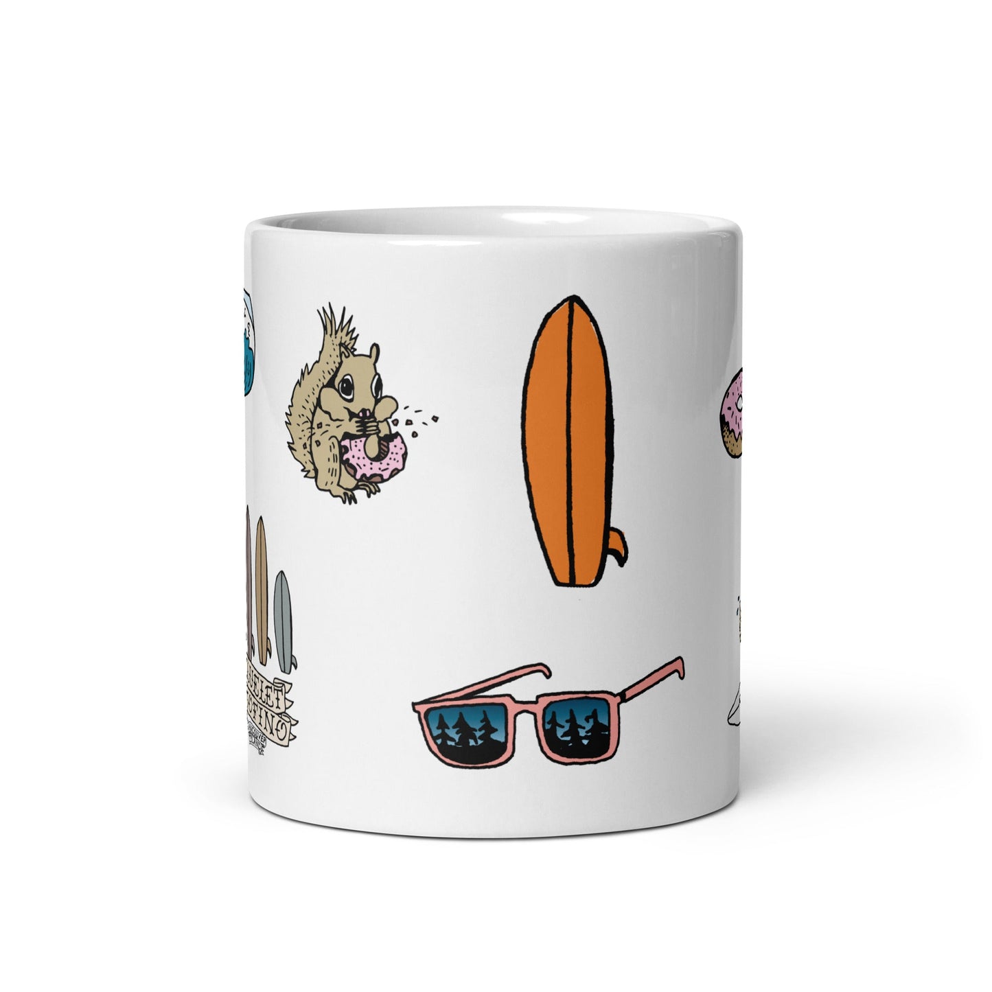 Crap Art White Glossy Mug