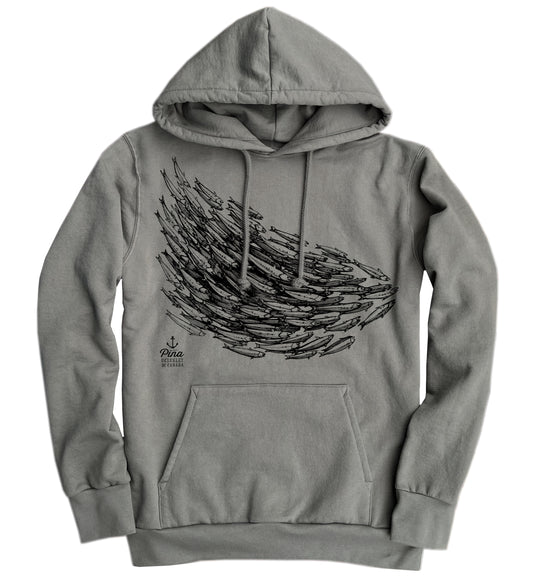 Fish School Organic Cotton Unisex Pullover Hoodie