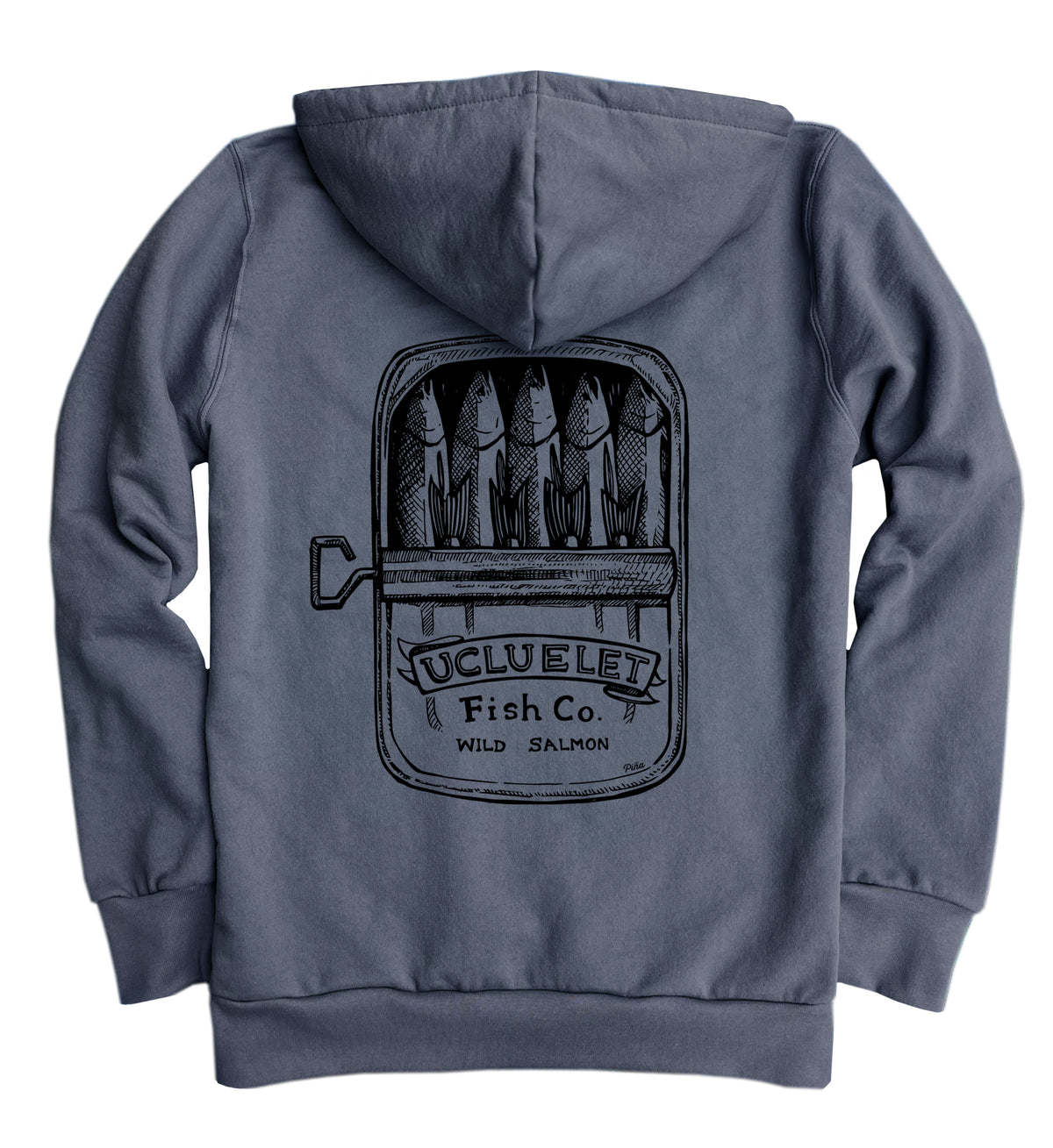 Salmon Can Organic Cotton Unisex Pullover Hoodie
