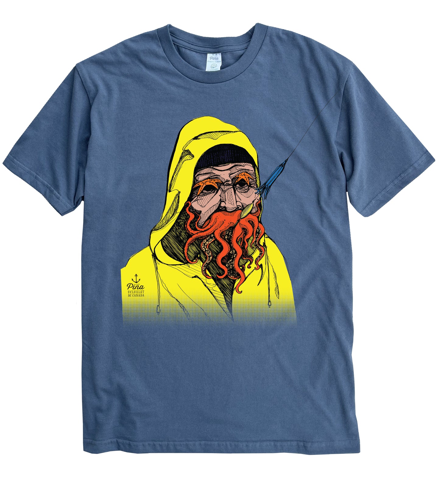 Old Salty in Full Colour Organic Cotton Unisex Tee