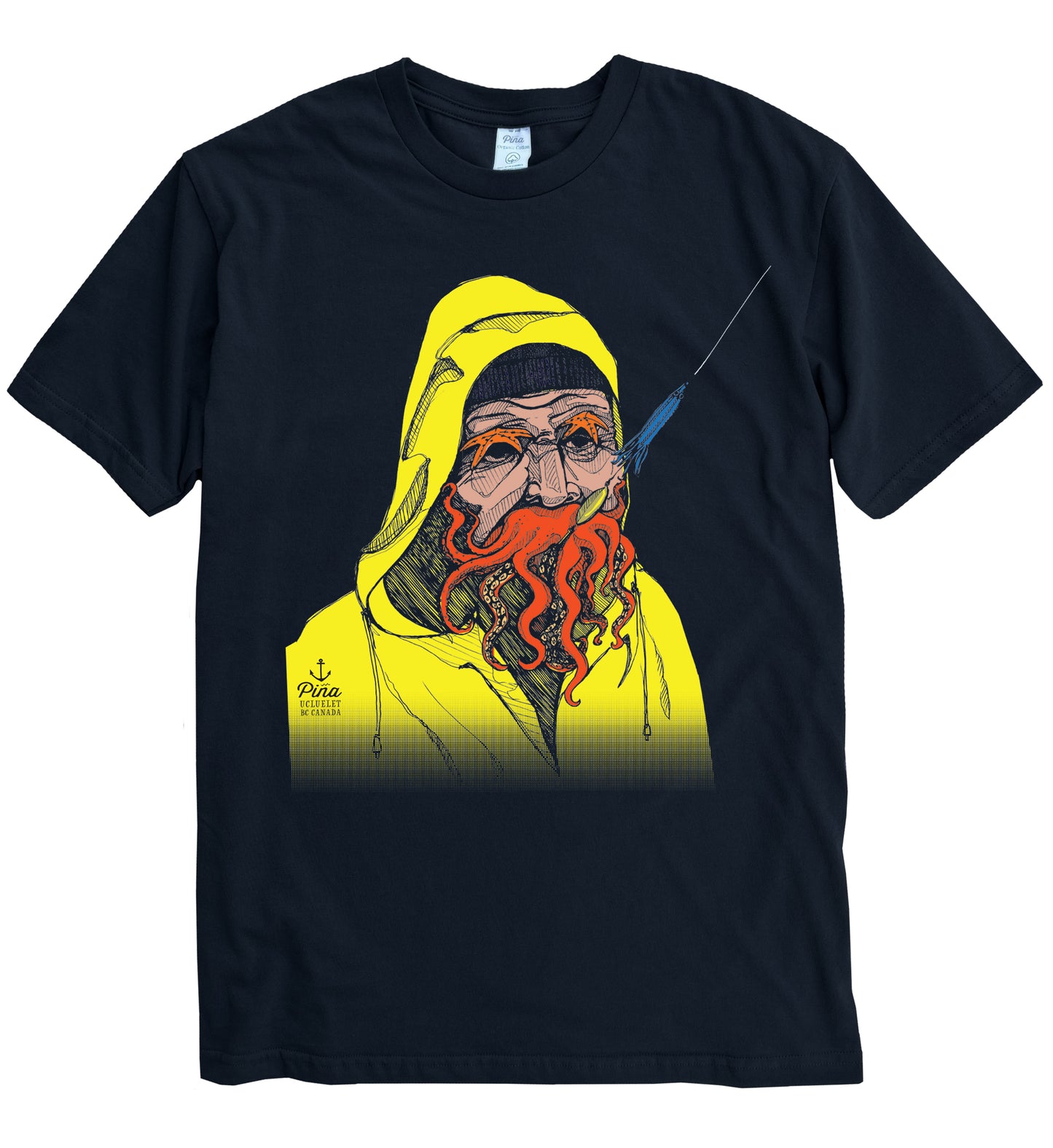 Old Salty in Full Colour Organic Cotton Unisex Tee
