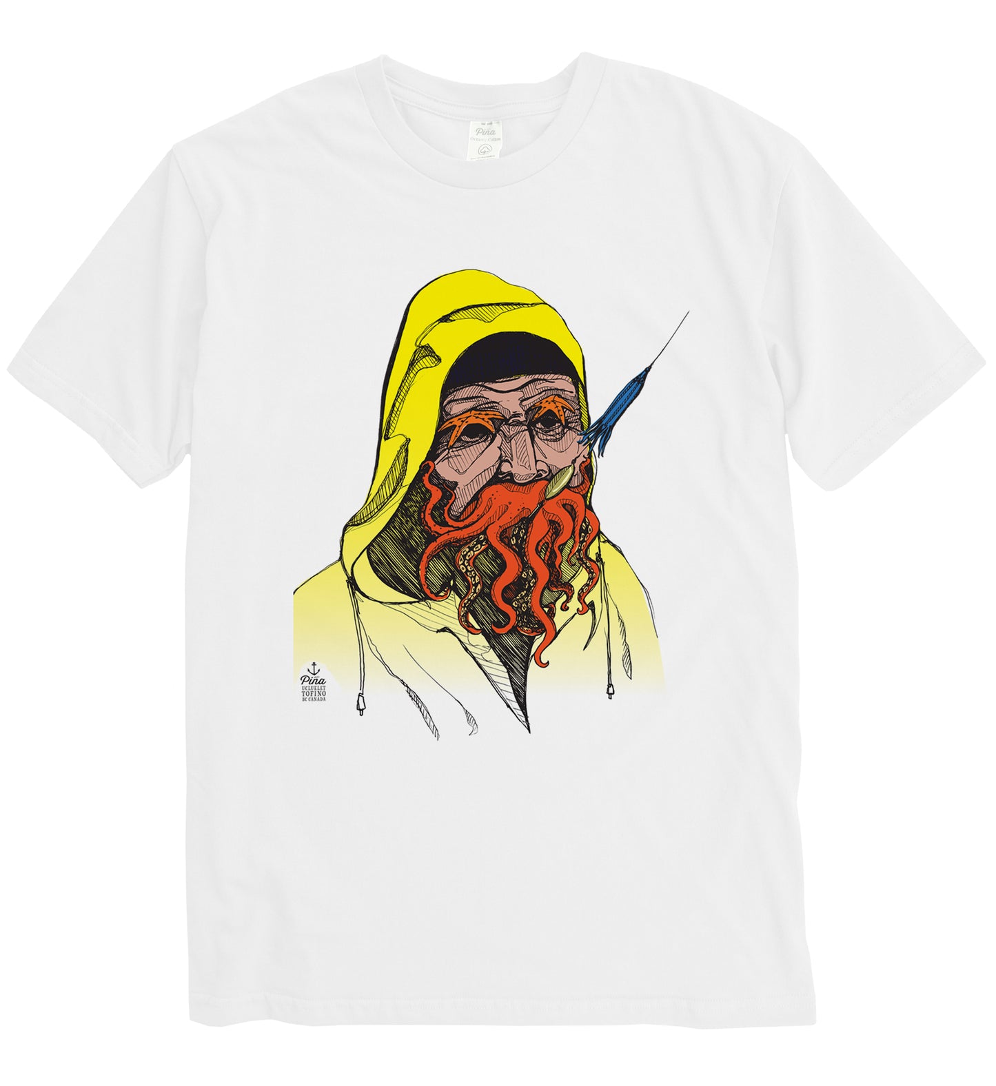 Old Salty in Full Colour Organic Cotton Unisex Tee