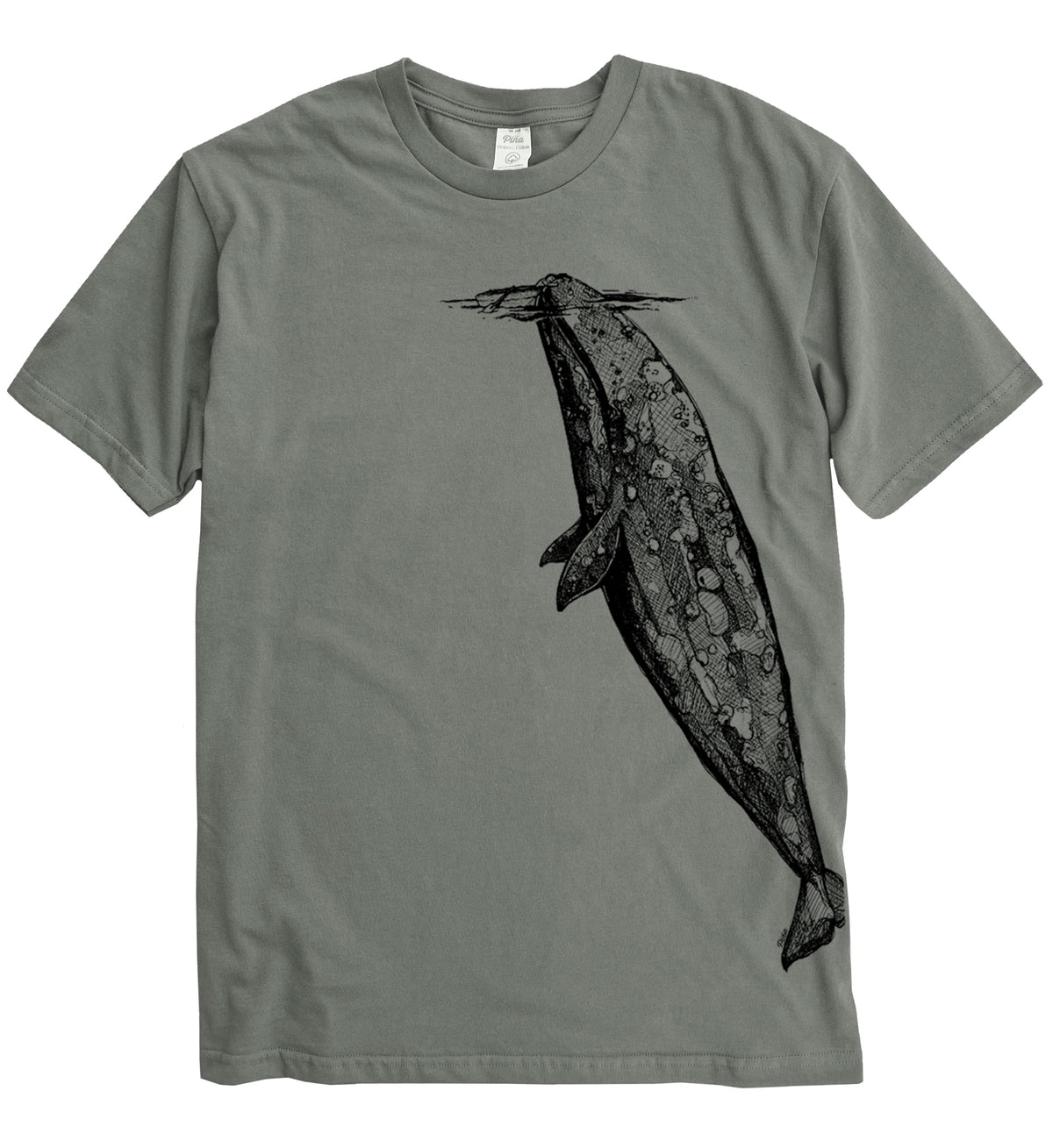Whalehugger on Organic Cotton Unisex Tee