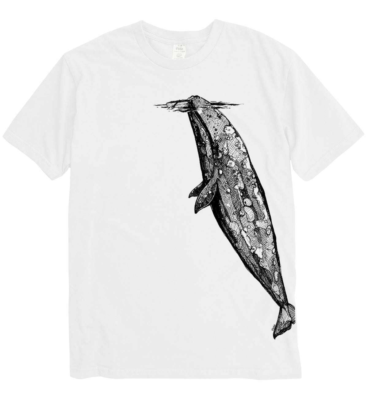 Whalehugger on Organic Cotton Unisex Tee