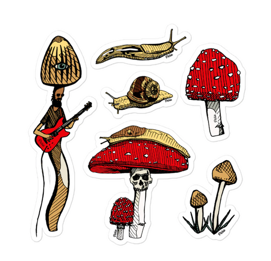 PNW Mushroom Stickers