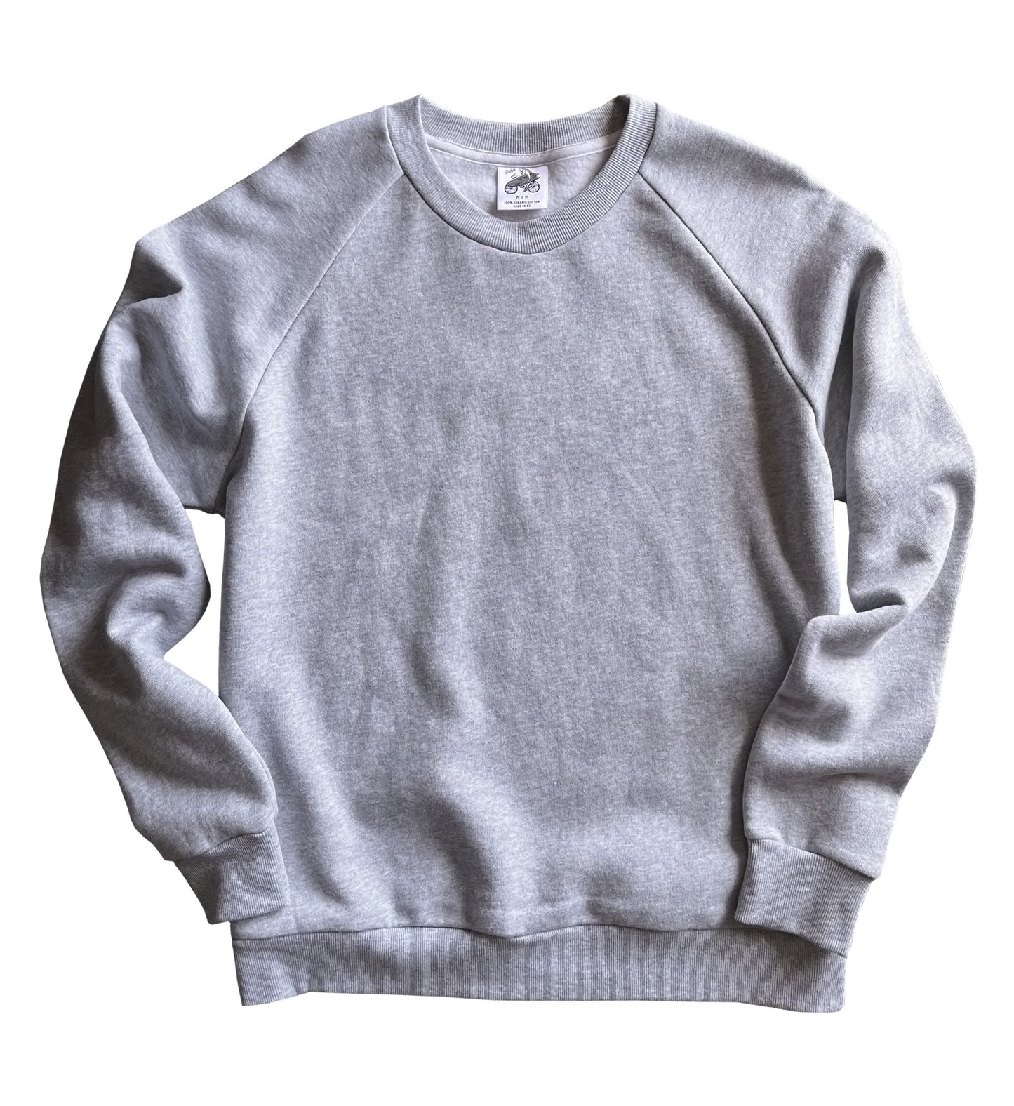 Custom Organic Cotton Unisex Sweatshirt - 2 Prints