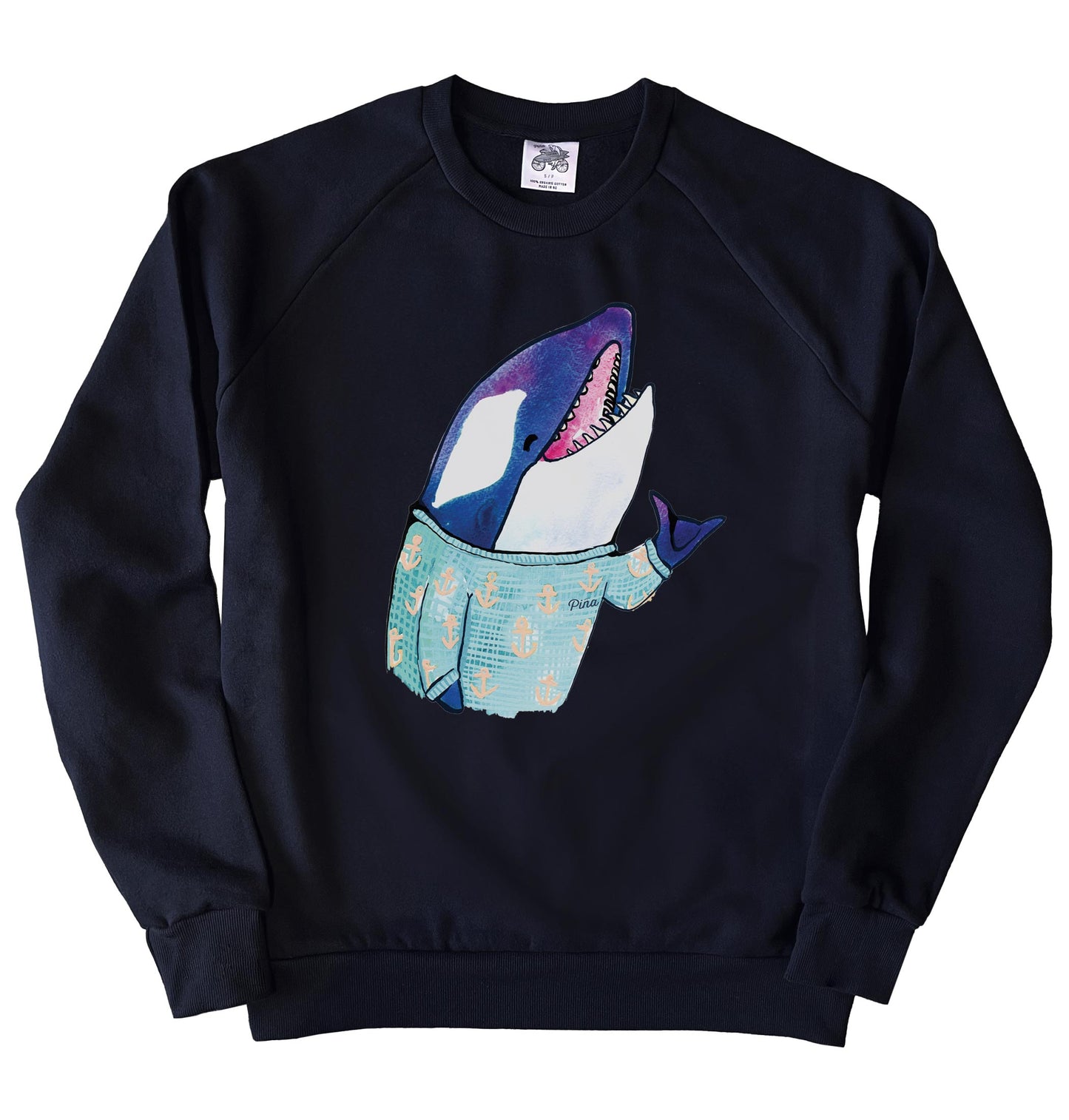 Shaka Brah Orca Organic Cotton Unisex Sweatshirt