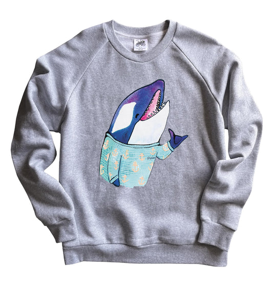 Shaka Brah Orca Organic Cotton Unisex Sweatshirt