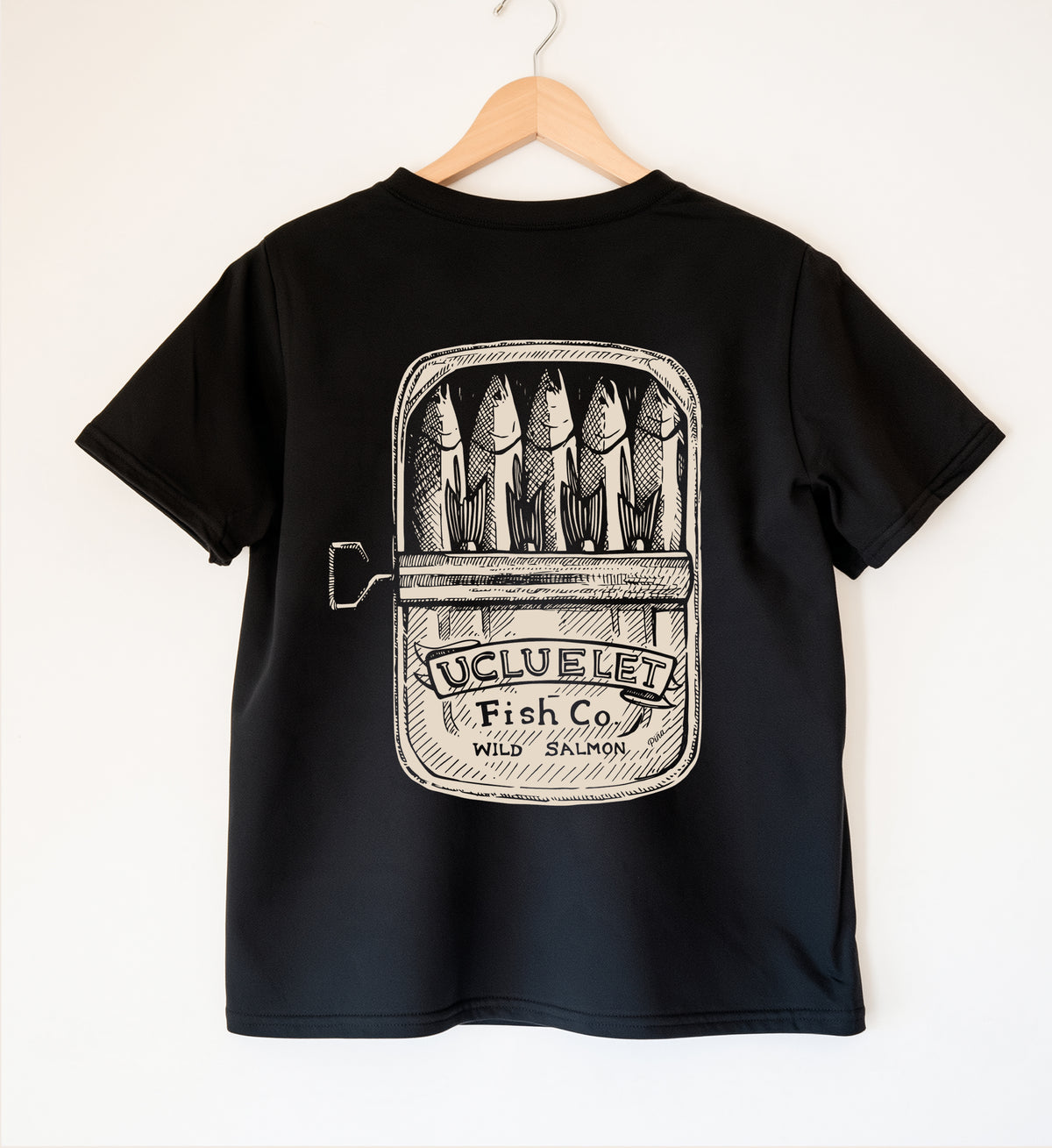 Salmon Can Ladies Organic Cotton Tee