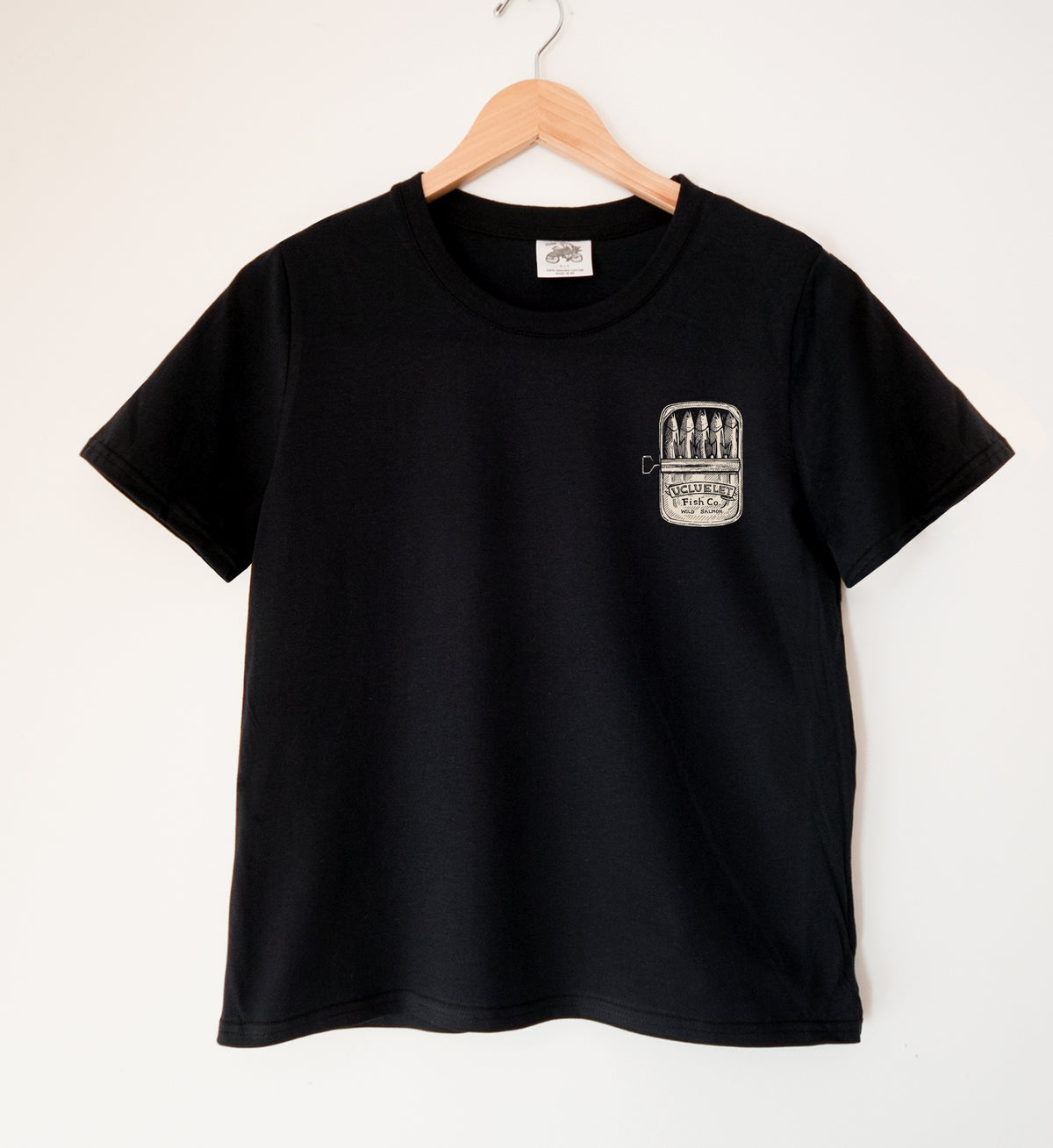 Salmon Can Ladies Organic Cotton Tee