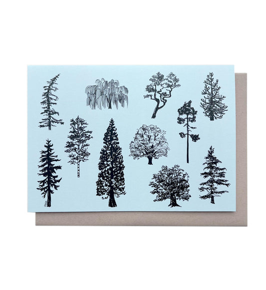 Vancouver Island Tree Species Greeting Card