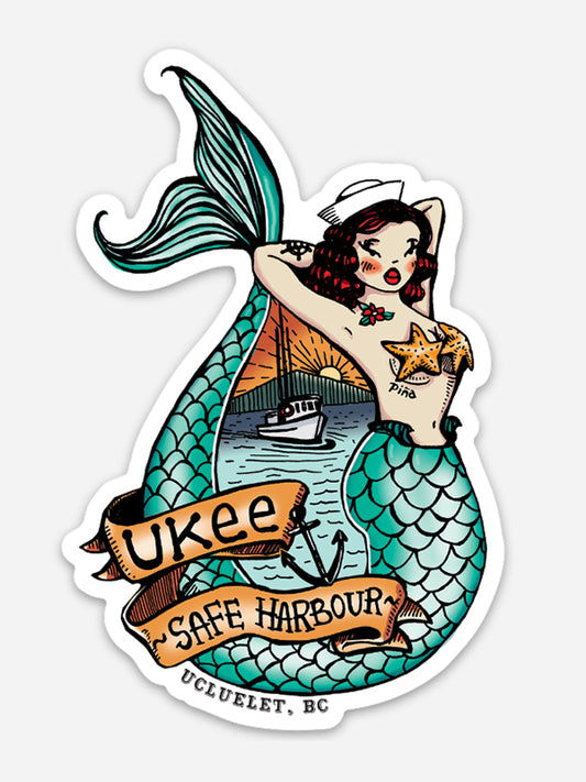 Ukee Mermaid Sticker