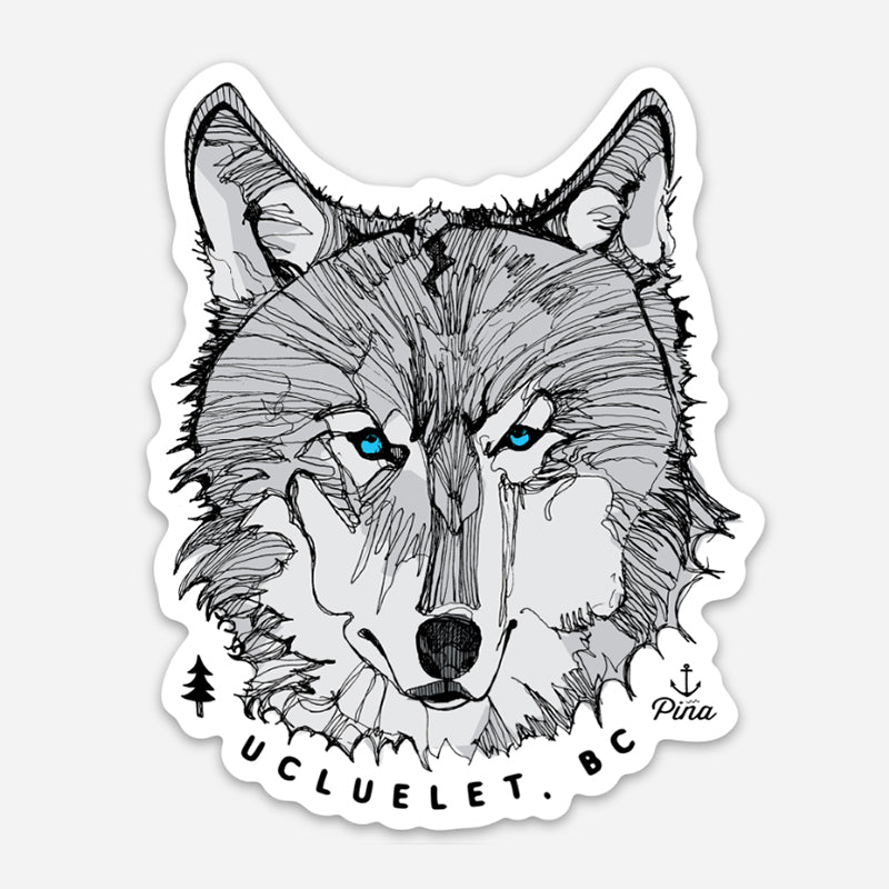 Wolf Face Sticker