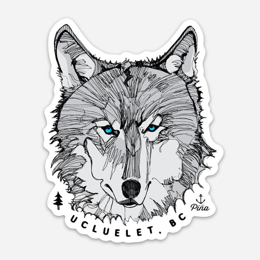 Wolf Face Sticker