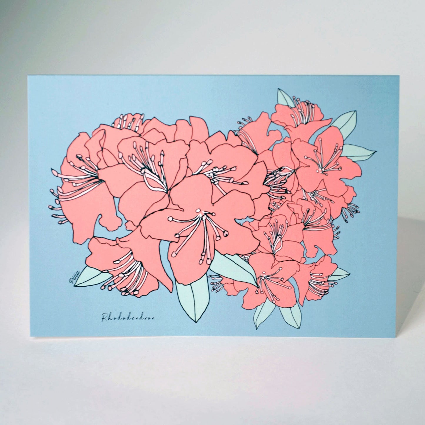 Rhododendrons Greeting Card