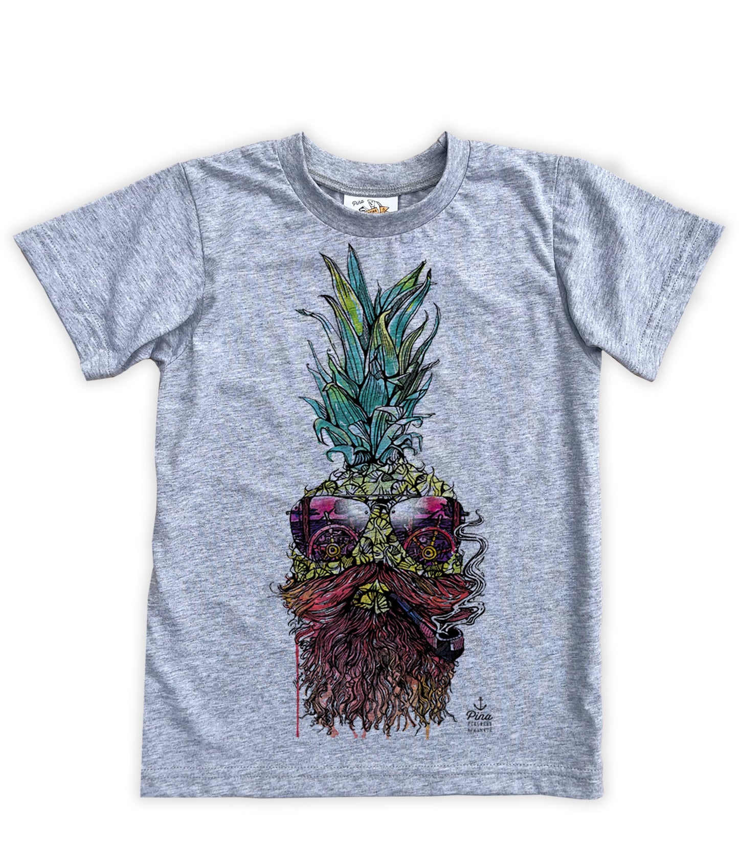 Captain Piña in Colour Organic Cotton Kids Tee