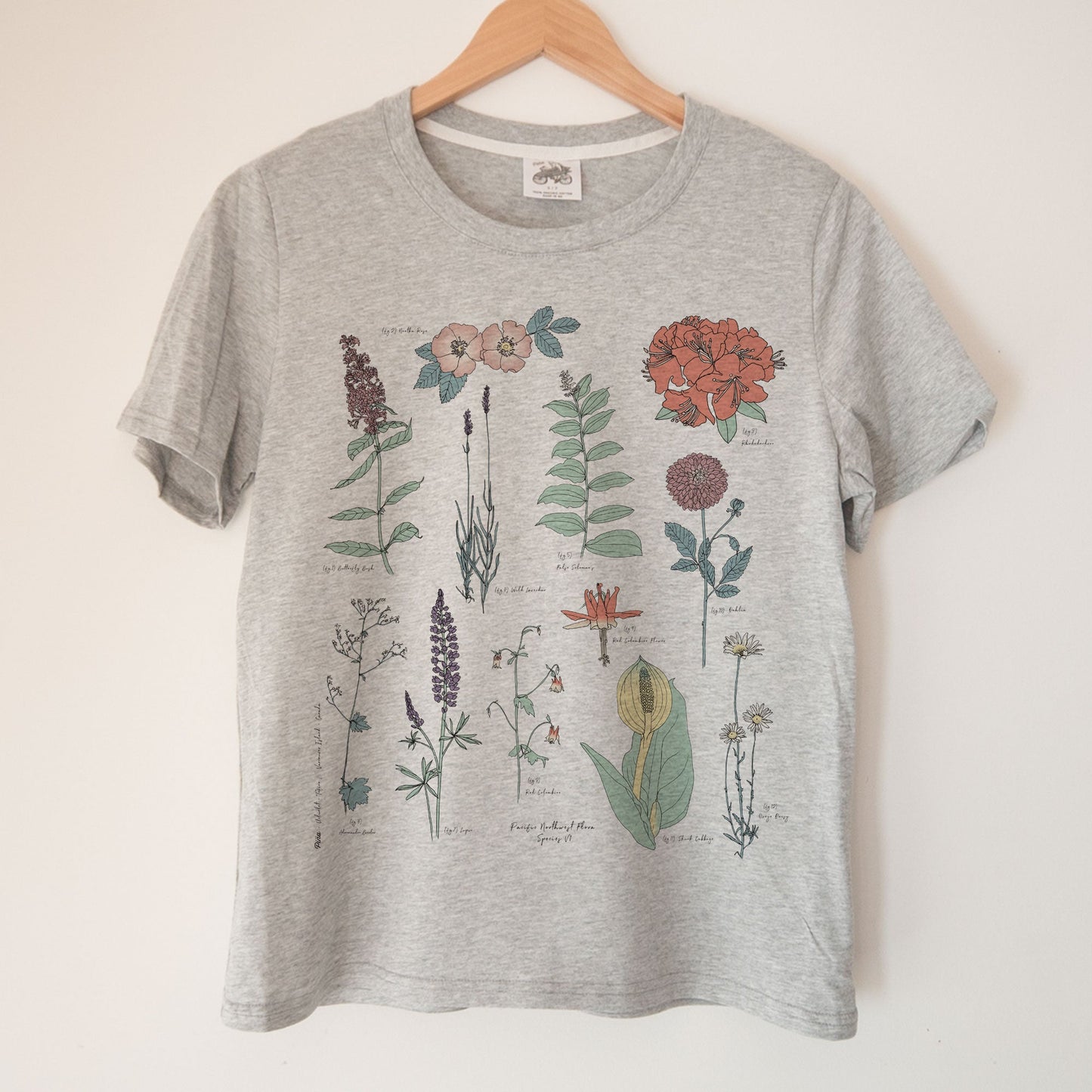 Botanicals in Colour Kennedy Lake Ladies Organic Cotton Tee