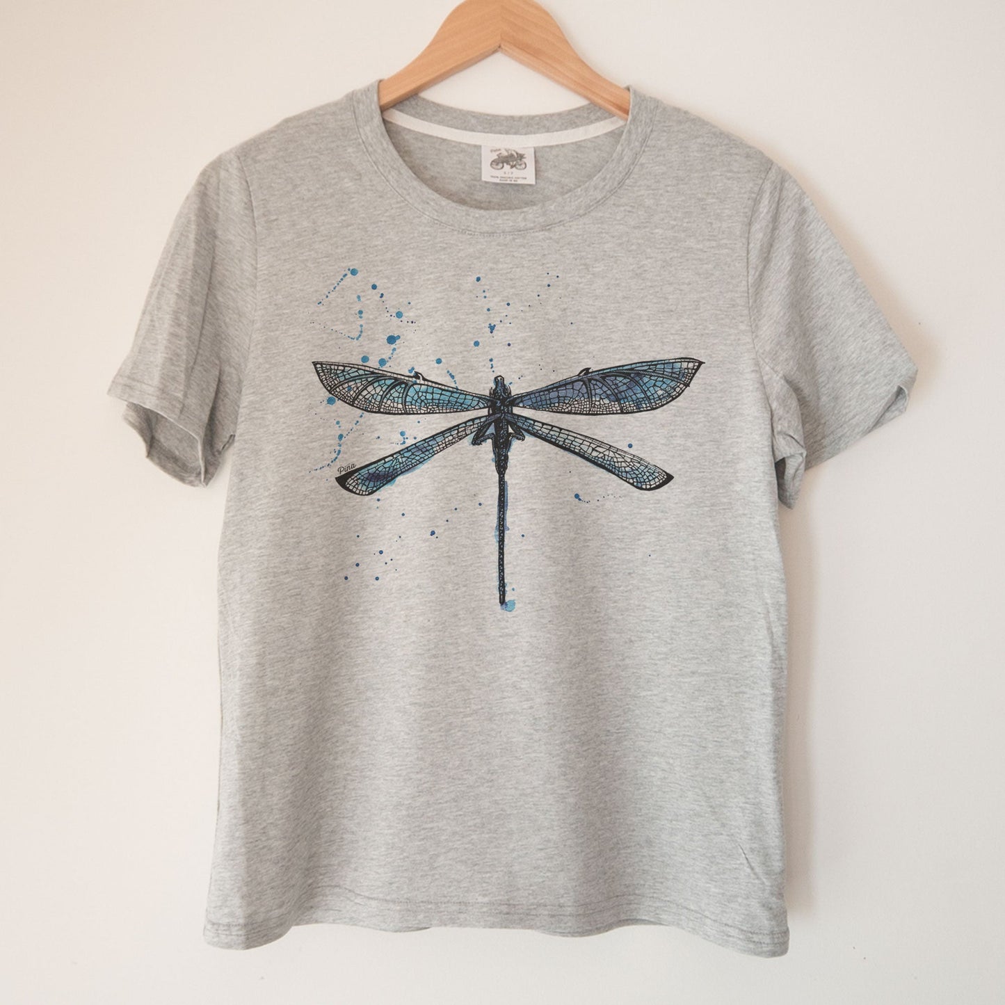 Dragonfly in Colour Kennedy Lake Ladies Organic Cotton Tee