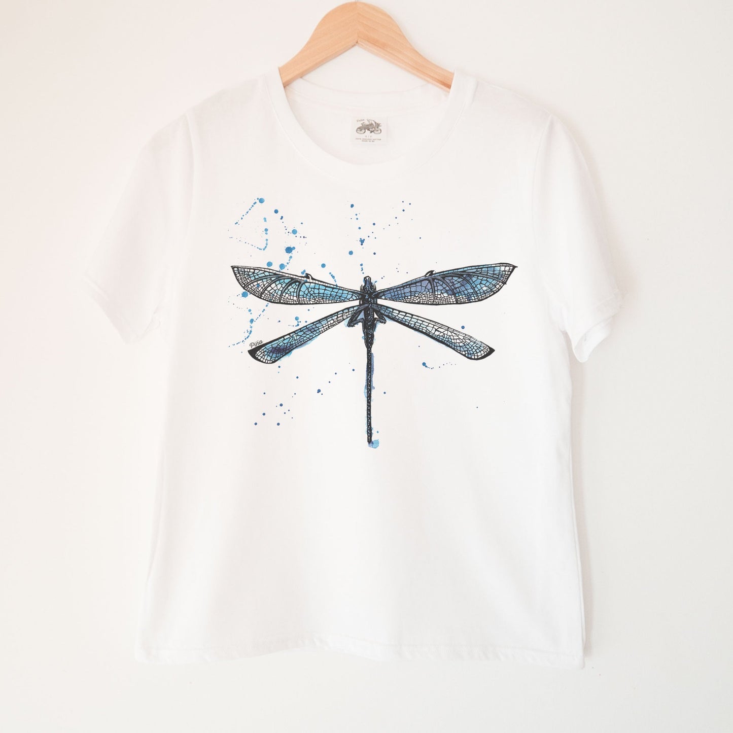 Dragonfly in Colour Kennedy Lake Ladies Organic Cotton Tee