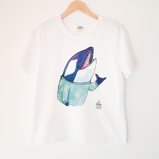 Shaka Brah in Colour Kennedy Lake Ladies Organic Cotton Tee